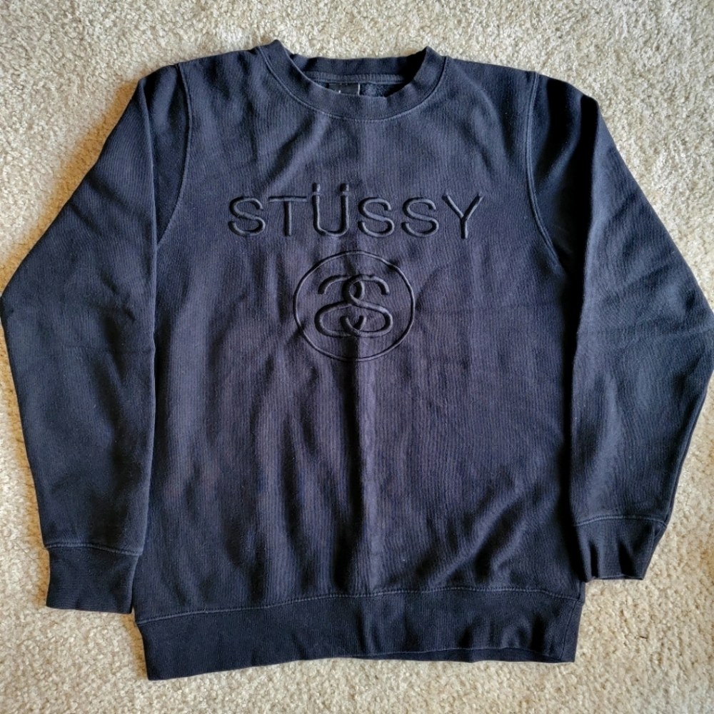 Stussy long sleeve Chanel logo embroidered